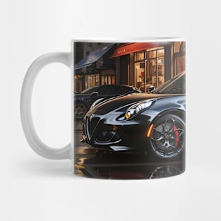 Beauty In Black - Alfa Romeo 4C Mug